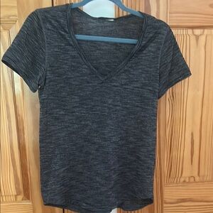Lululemon Gray V-Neck Women's Top